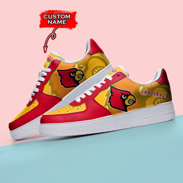 Tubopro Louisville Cardinals NCAA Air Low-Top Sneakers Shoes For Men And Women - Image 3