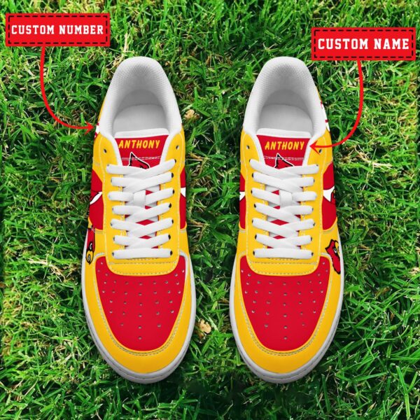 Tubopro Louisville Cardinals NCAA Air Low-Top Sneakers Shoes For Men And Women - Image 2