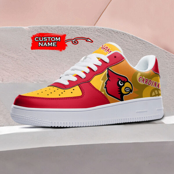 Tubopro Louisville Cardinals NCAA Air Low-Top Sneakers Shoes For Men And Women - Image 2