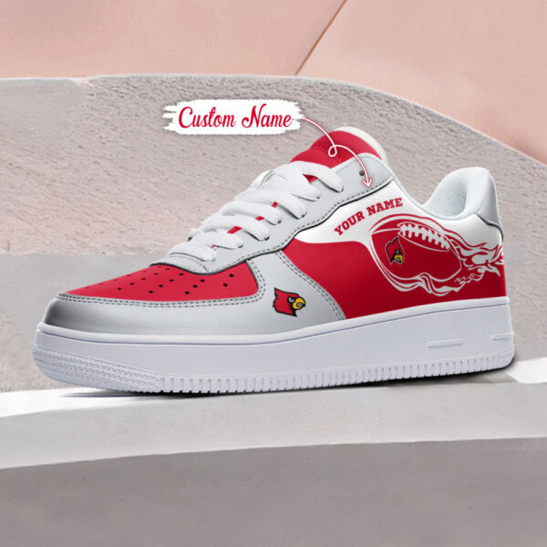 Tubopro Louisville Cardinals NCAA Air Low-Top Sneakers Shoes For Men And Women - Image 3