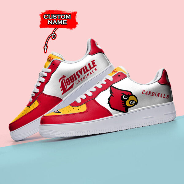 Tubopro Louisville Cardinals NCAA Air Low-Top Sneakers Shoes For Men And Women - Image 3
