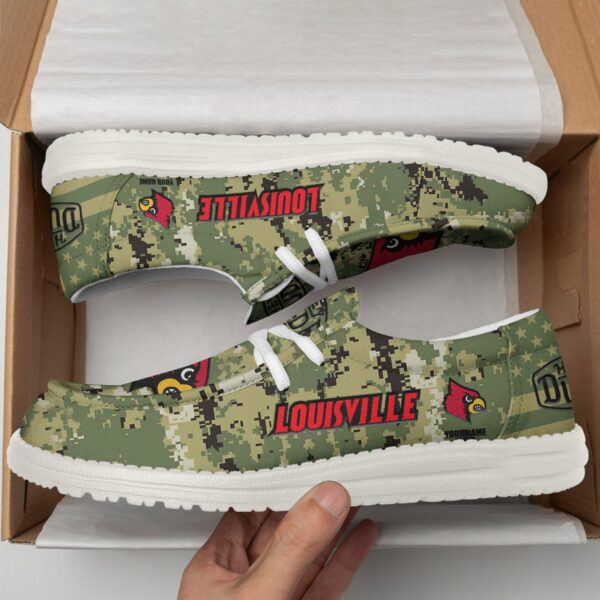 Tubopro Louisville Cardinals Personalized Hey Dude Shoes For Men And Women - Image 2