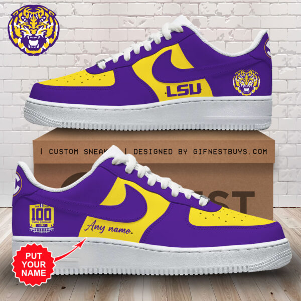 Tubopro LSU Tigers Air Low-Top Sneakers Shoes For Men And Women