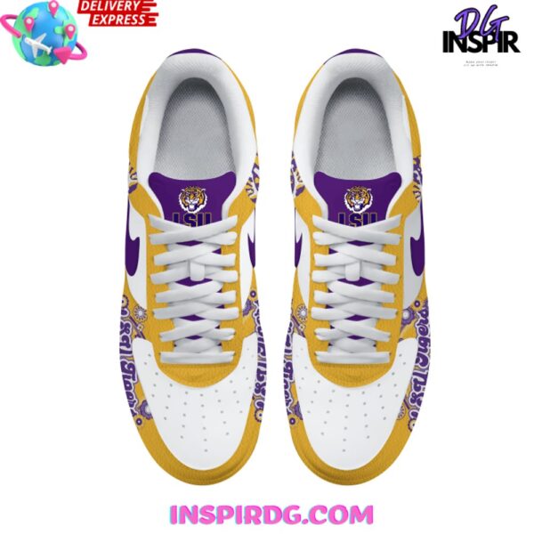 Tubopro LSU Tigers Air Low-Top Sneakers Shoes For Men And Women - Image 4
