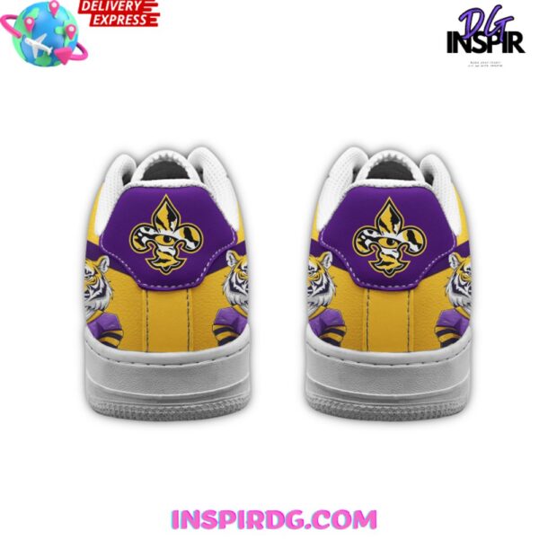 Tubopro LSU Tigers Air Low-Top Sneakers Shoes For Men And Women - Image 3