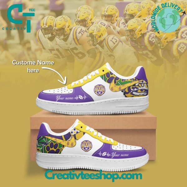Tubopro LSU Tigers Air Low-Top Sneakers Shoes For Men And Women