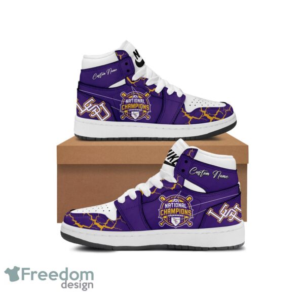 Tubopro LSU Tigers AJ1 High Sneakers Shoes For Men And Women