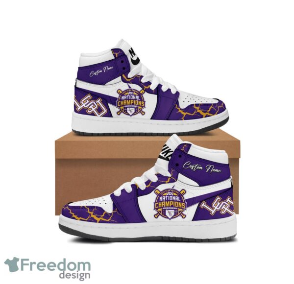 Tubopro LSU Tigers AJ1 High Sneakers Shoes For Men And Women