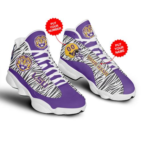 Tubopro LSU Tigers AJ13 Sneakers Shoes For Men And Women