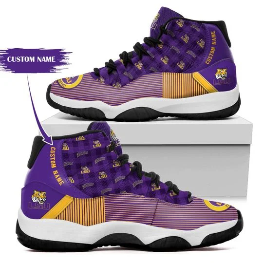 Tubopro LSU Tigers AJ13 Sneakers Shoes For Men And Women
