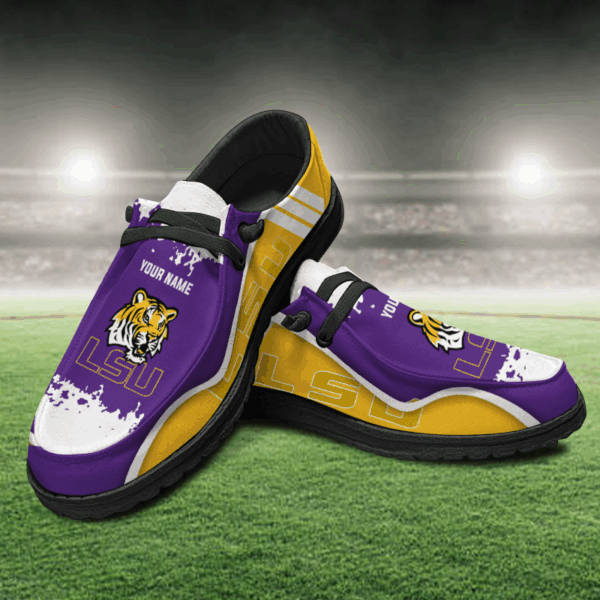 Tubopro LSU Tigers Hey Dude Shoes For Men And Women - Image 2
