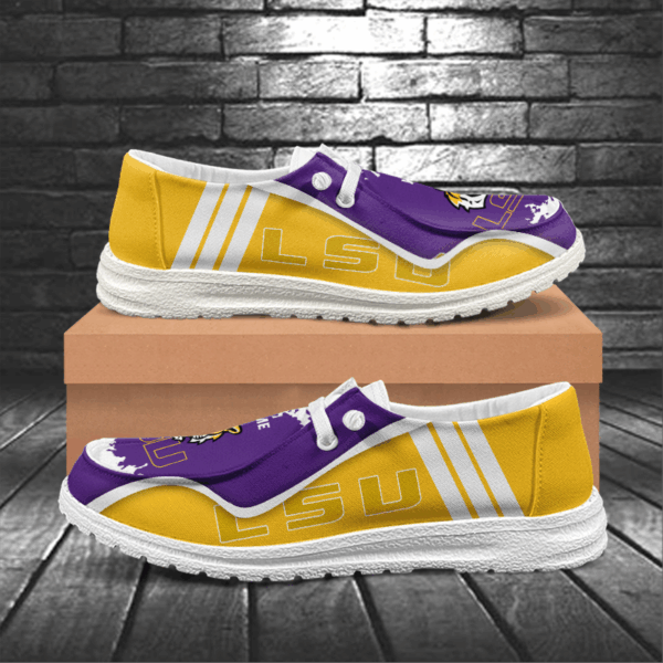 Tubopro LSU Tigers Hey Dude Shoes For Men And Women - Image 5