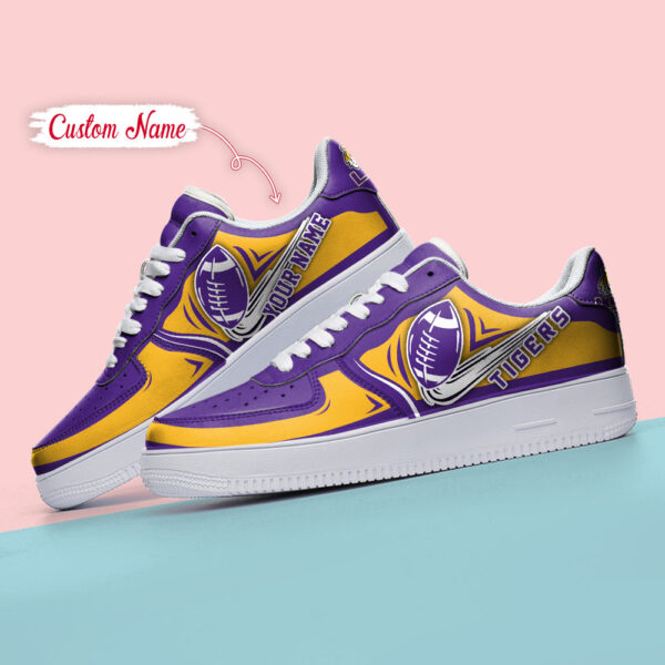 Tubopro LSU Tigers NCAA Air Low-Top Sneakers Shoes For Men And Women - Image 4