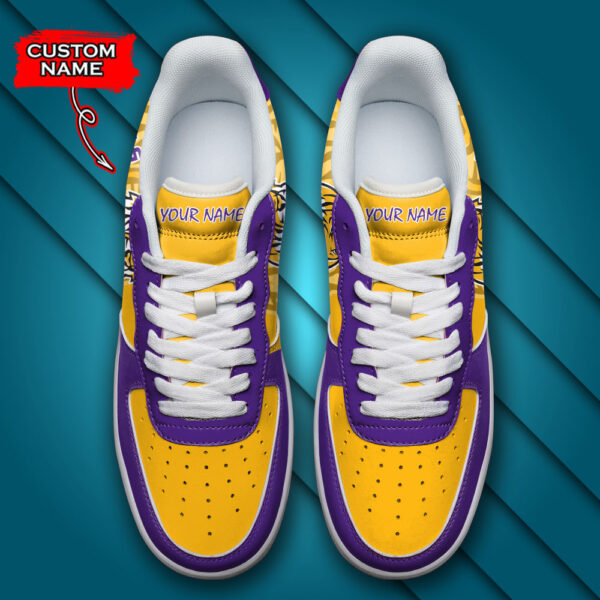 Tubopro LSU Tigers NCAA Air Low-Top Sneakers Shoes For Men And Women - Image 4