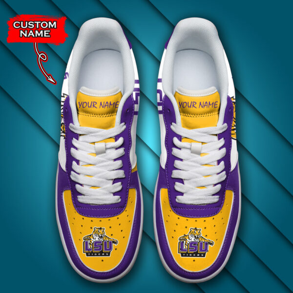 Tubopro LSU Tigers NCAA Air Low-Top Sneakers Shoes For Men And Women - Image 4