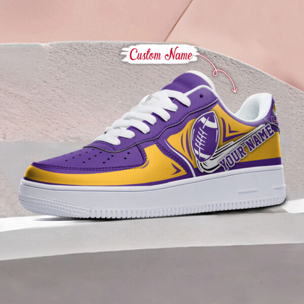 Tubopro LSU Tigers NCAA Air Low-Top Sneakers Shoes For Men And Women - Image 3