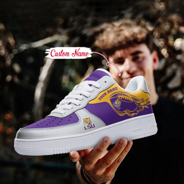 Tubopro LSU Tigers NCAA Air Low-Top Sneakers Shoes For Men And Women