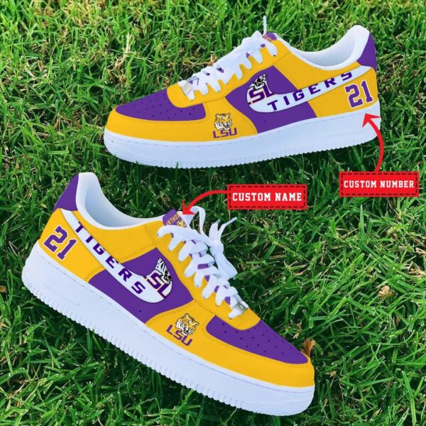 Tubopro LSU Tigers NCAA Air Low-Top Sneakers Shoes For Men And Women