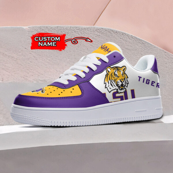 Tubopro LSU Tigers NCAA Air Low-Top Sneakers Shoes For Men And Women - Image 2