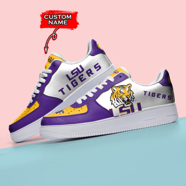 Tubopro LSU Tigers NCAA Air Low-Top Sneakers Shoes For Men And Women - Image 3
