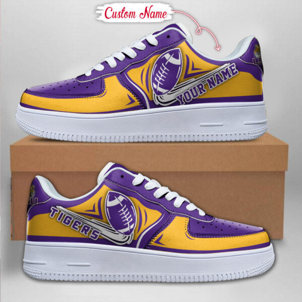 Tubopro LSU Tigers NCAA Air Low-Top Sneakers Shoes For Men And Women - Image 2