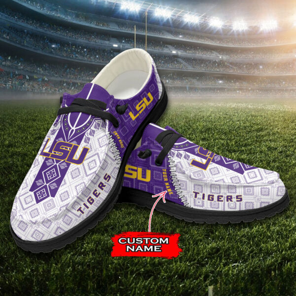 Tubopro LSU Tigers Personalized Hey Dude Shoes For Men And Women - Image 5