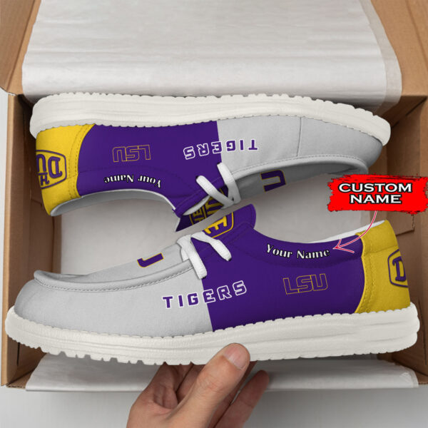 Tubopro LSU Tigers Personalized Hey Dude Shoes For Men And Women - Image 3