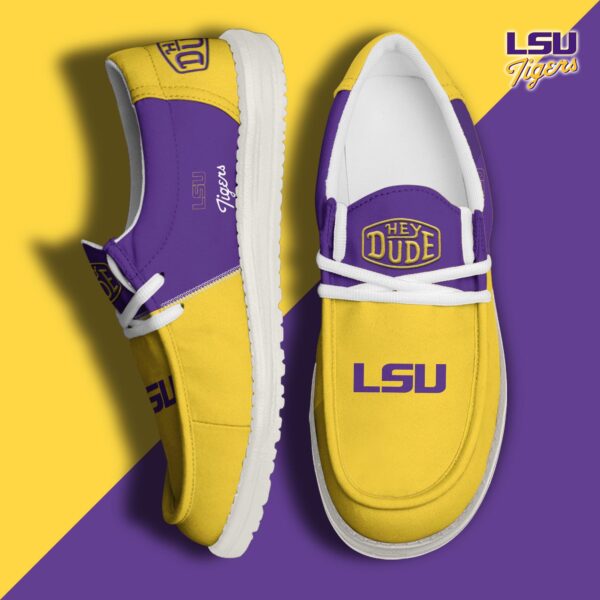 Tubopro LSU Tigers Personalized Hey Dude Shoes For Men And Women