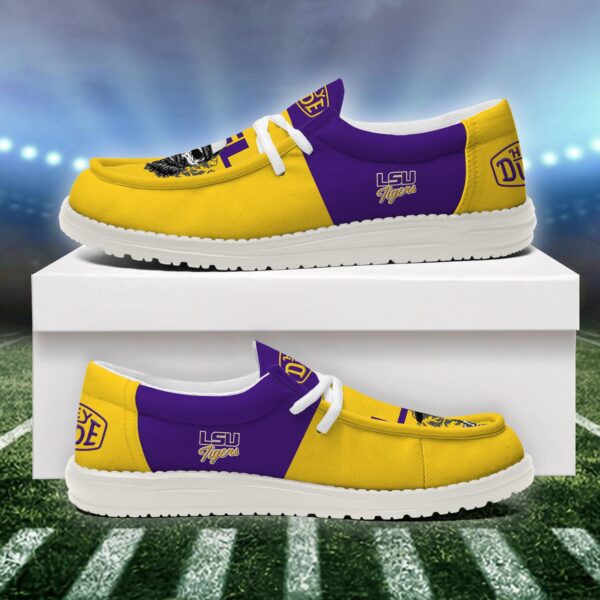 Tubopro LSU Tigers Personalized Hey Dude Shoes For Men And Women - Image 4
