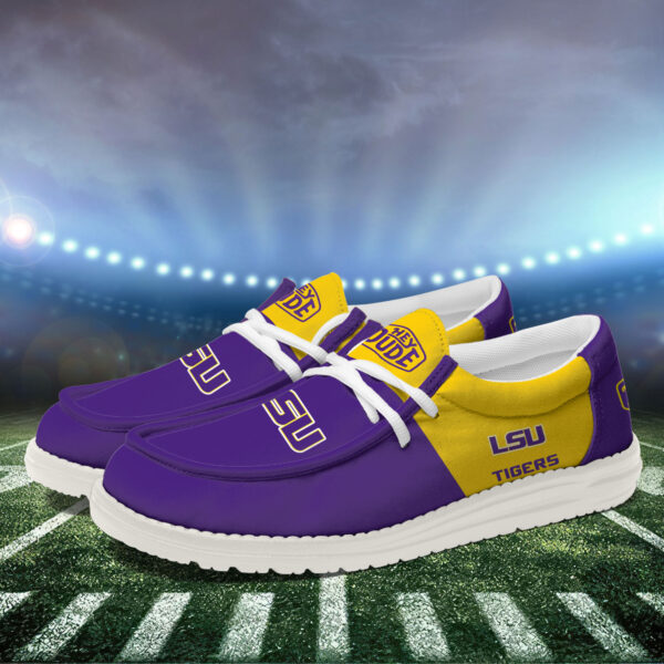 Tubopro LSU Tigers Personalized Hey Dude Shoes For Men And Women - Image 3