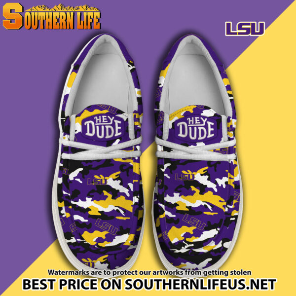 Tubopro LSU Tigers Personalized Hey Dude Shoes For Men And Women