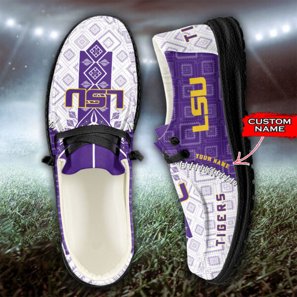 Tubopro LSU Tigers Personalized Hey Dude Shoes For Men And Women - Image 3
