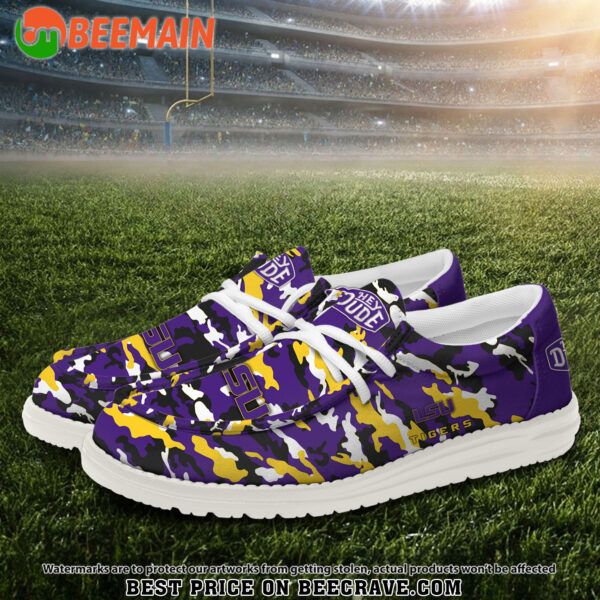 Tubopro LSU Tigers Personalized Hey Dude Shoes For Men And Women - Image 2