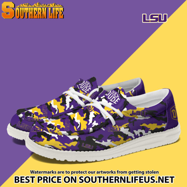 Tubopro LSU Tigers Personalized Hey Dude Shoes For Men And Women - Image 2