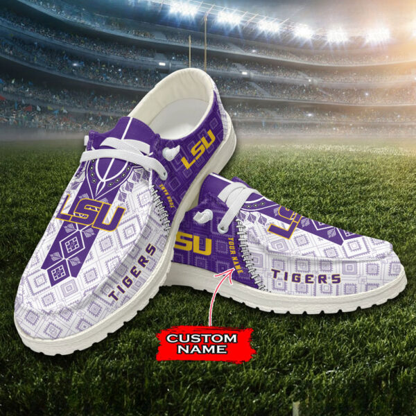 Tubopro LSU Tigers Personalized Hey Dude Shoes For Men And Women - Image 6