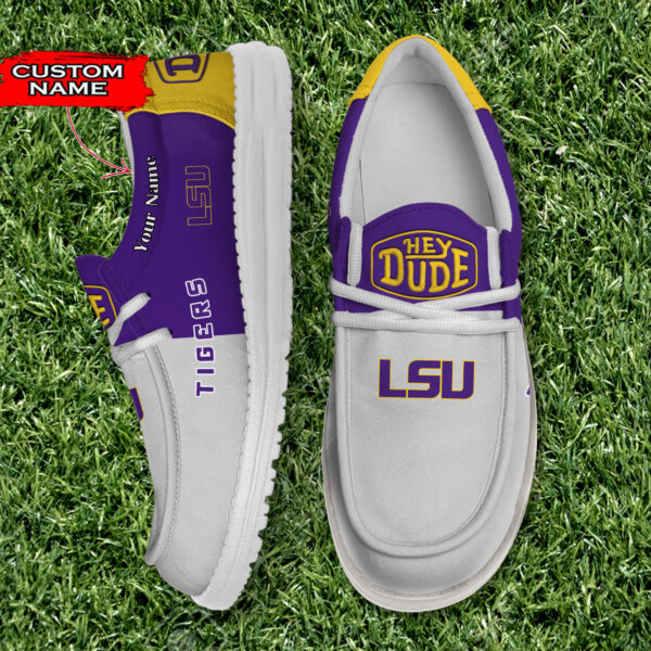 Tubopro LSU Tigers Personalized Hey Dude Shoes For Men And Women