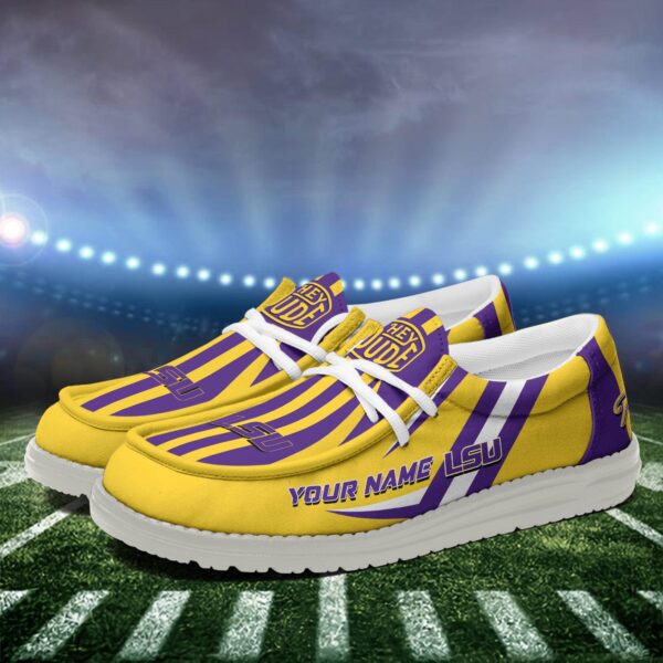 Tubopro LSU TIGERS Personalized Hey Dude Shoes For Men And Women - Image 3