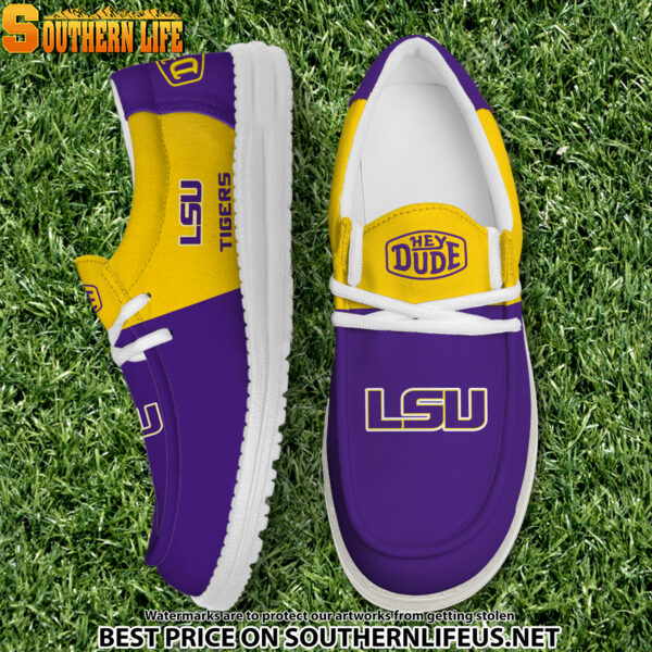 Tubopro LSU Tigers Personalized Hey Dude Shoes For Men And Women