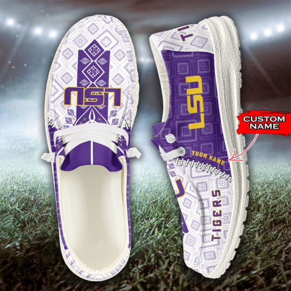 Tubopro LSU Tigers Personalized Hey Dude Shoes For Men And Women - Image 4