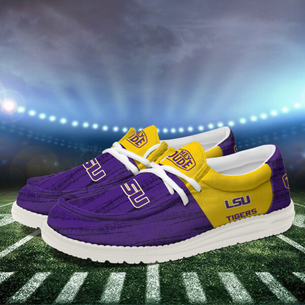 Tubopro LSU Tigers Personalized Hey Dude Shoes For Men And Women - Image 3