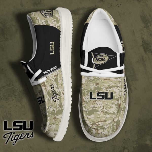 Tubopro LSU Tigers Personalized Hey Dude Shoes For Men And Women