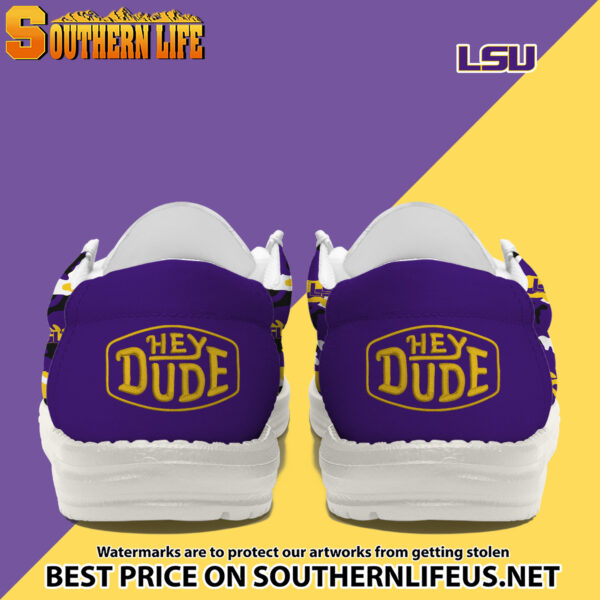 Tubopro LSU Tigers Personalized Hey Dude Shoes For Men And Women - Image 3