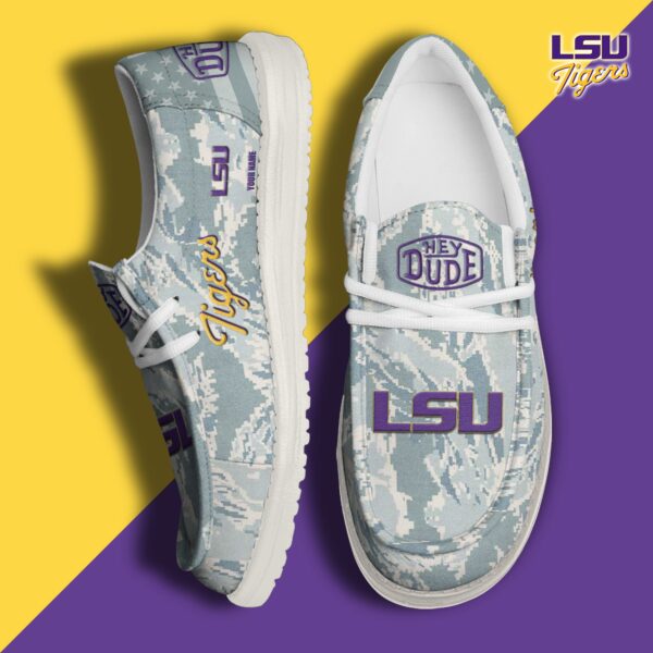 Tubopro LSU Tigers Personalized Hey Dude Shoes For Men And Women