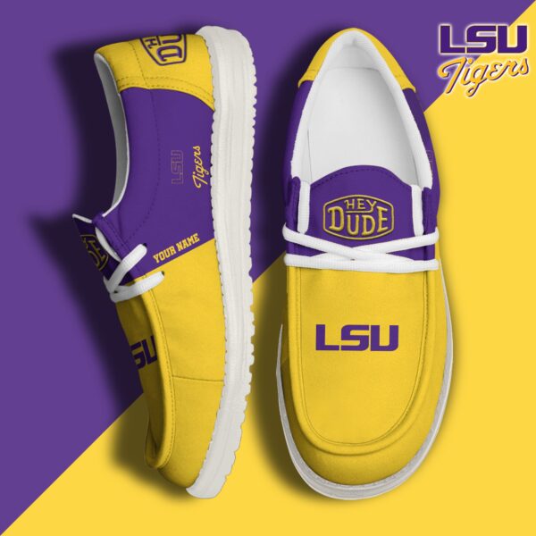 Tubopro LSU Tigers Personalized Hey Dude Shoes For Men And Women