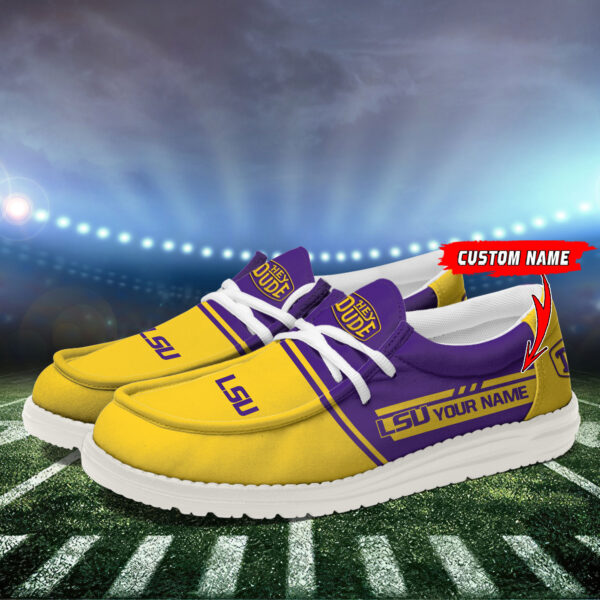 Tubopro LSU Tigers Personalized Hey Dude Shoes For Men And Women - Image 3
