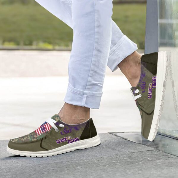 Tubopro LSU Tigers Personalized Hey Dude Shoes For Men And Women - Image 4