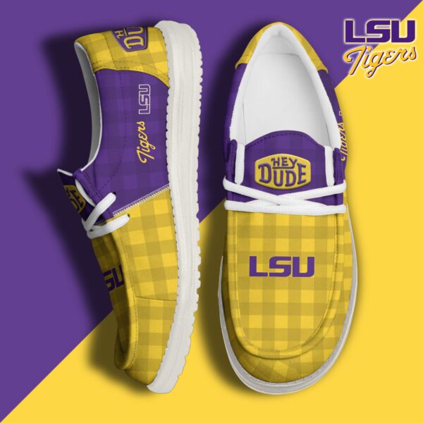 Tubopro LSU Tigers Personalized Hey Dude Shoes For Men And Women