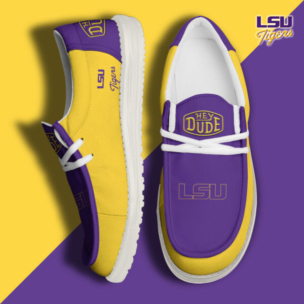 Tubopro LSU Tigers Personalized Hey Dude Shoes For Men And Women
