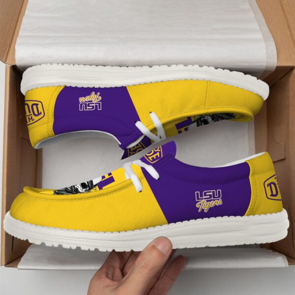 Tubopro LSU Tigers Personalized Hey Dude Shoes For Men And Women - Image 3