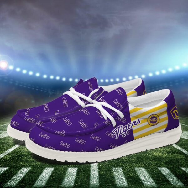 Tubopro LSU Tigers Personalized Hey Dude Shoes For Men And Women - Image 3